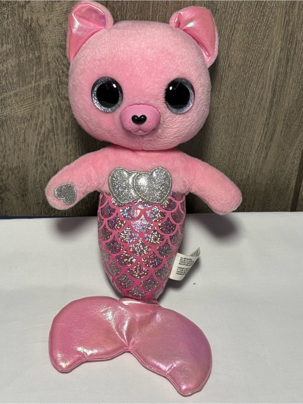 ZURU Pets Alive Furmaids Purrl Pink Kitten Mermaid Interactive Plush Light Sound